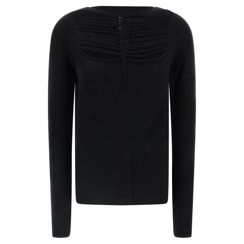 Rick Owens Pull 'Ls Top' Sweater Black