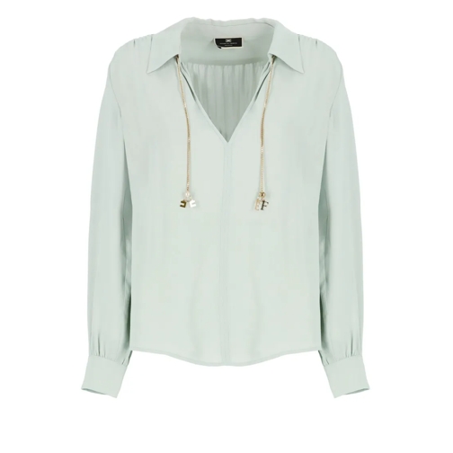 Elisabetta Franchi Viscose Shirt Blue Camicette