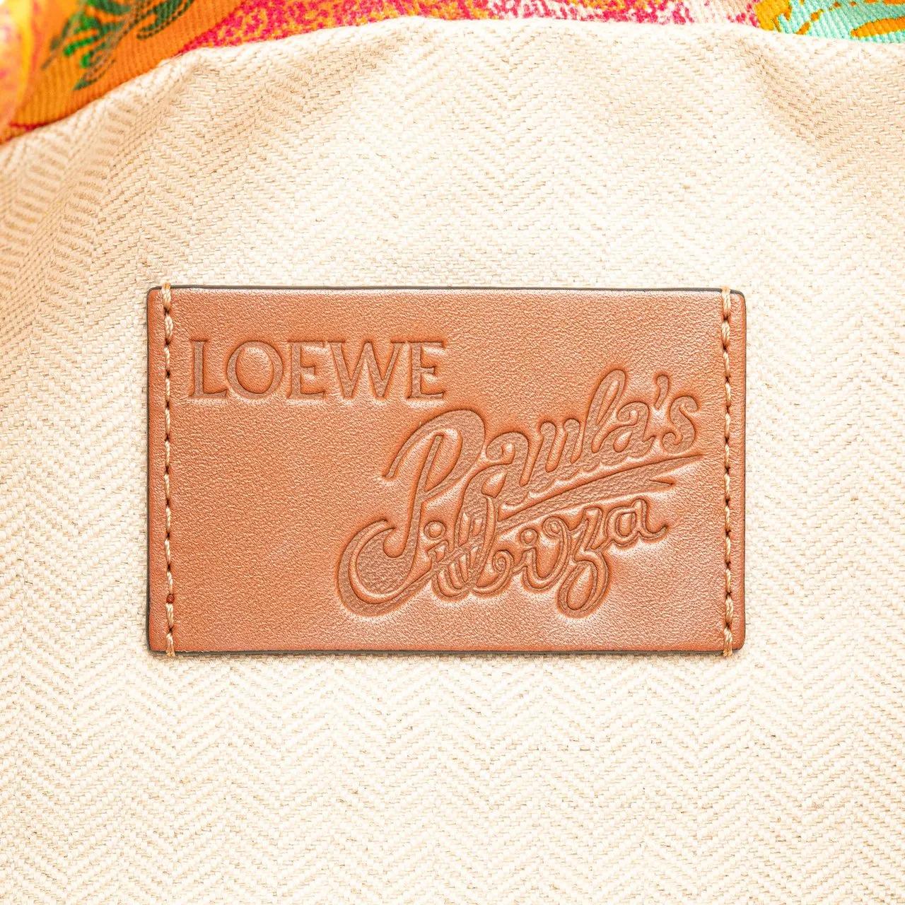 Thumbnail - Loewe Kosmetiktaschen - Paulas Ibiza Canvas Bottle Cap Print Drawstring Po - Gr. unisize - in Orange - für Damen