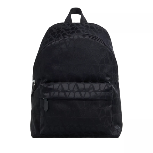 Valentino Garavani Toile Iconographe Backpack Black Ryggsäck