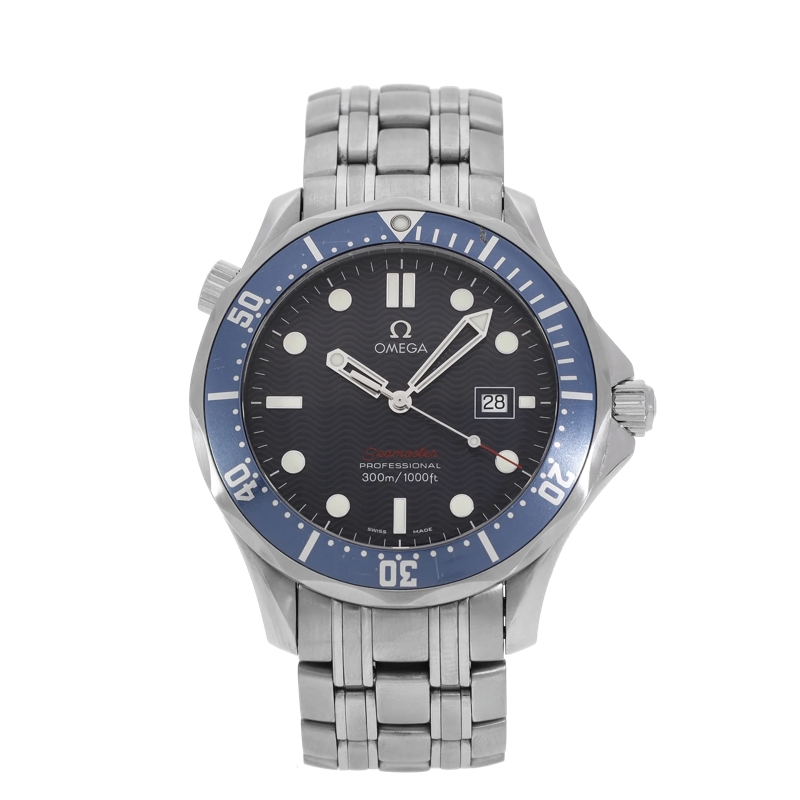 Omega Quarzuhr Seamaster Blau(Image 2)