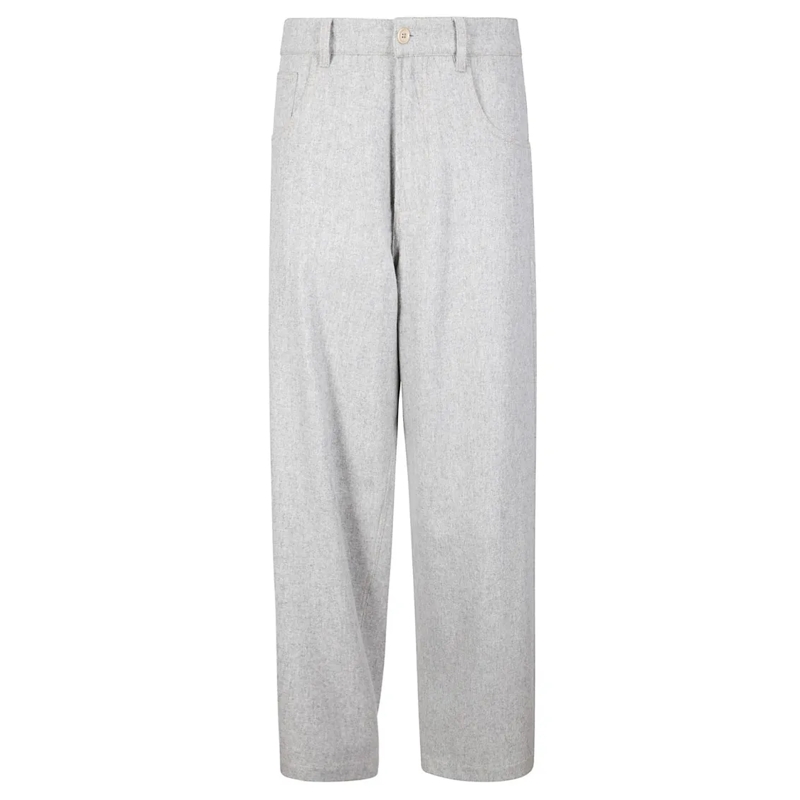JEJIA  Wide-Leg Lightweight Wool Pants With Minimalist De White