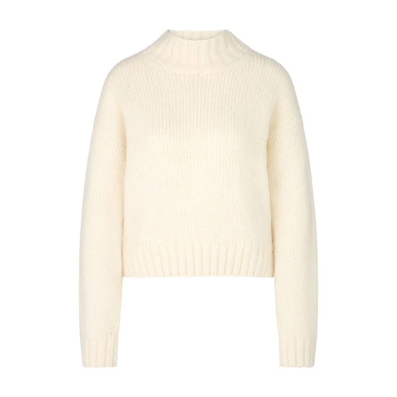 Marc Cain Trui Pullover mit Alpaka Weiß