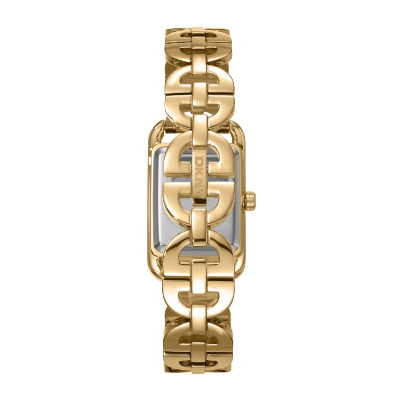 DKNY Quarzuhr Quarzuhr Open Link Square Watch gold(Image 3)