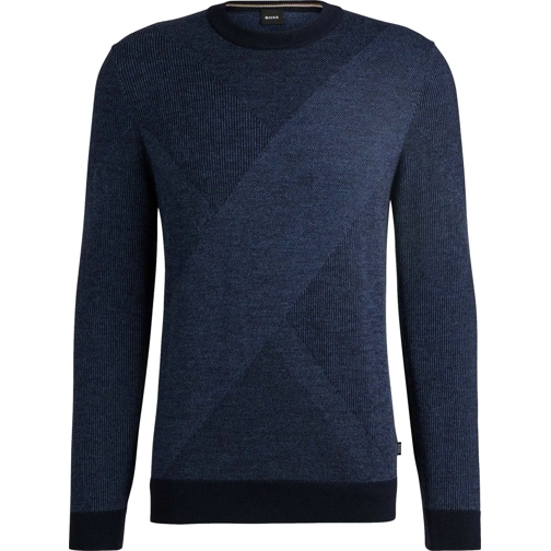 Hugo  Boss Sweaters Blue blau