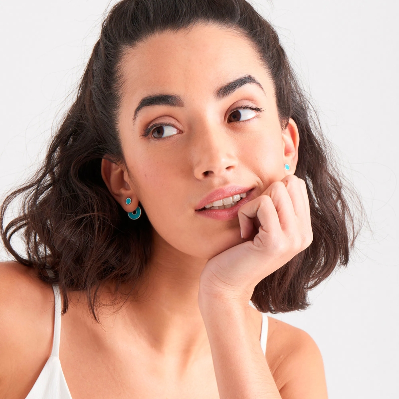 Ania Haie Ohrstecker 925er Sterlingsilber Turquoise Hidden Gem silber(Image 2)