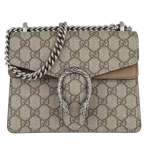 Gucci Dionysus GG Supreme Mini Shoulder Bag Beige/Taupe Cross body-väskor