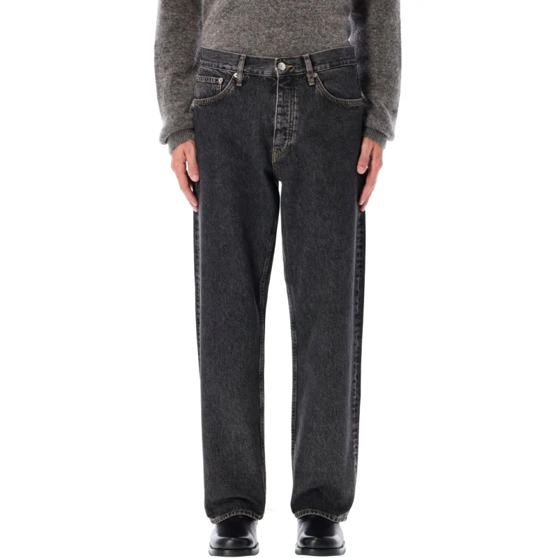 Sunflower Jeans Loose Fit Black Stone Washed Organic Denim Jeans Black