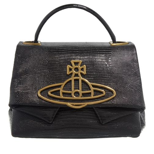 Vivienne Westwood Sibyl Shoulder Bag Black Satchel