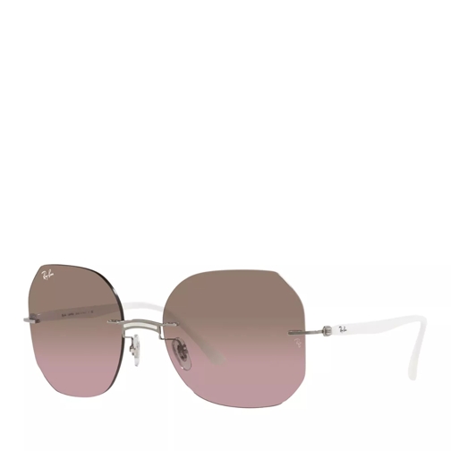 Ray-Ban 0RB8067 WHITE ON GREY Sunglasses