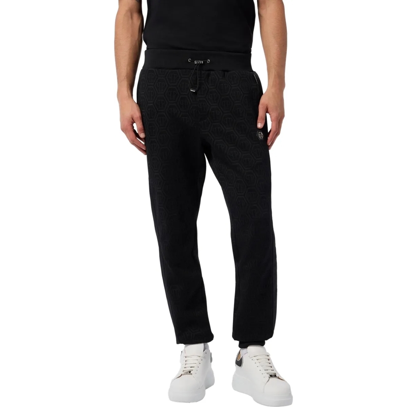 Philipp Plein Jogginghose Composed Jogger Pants Monogram Monogram schwarz(Image 3)