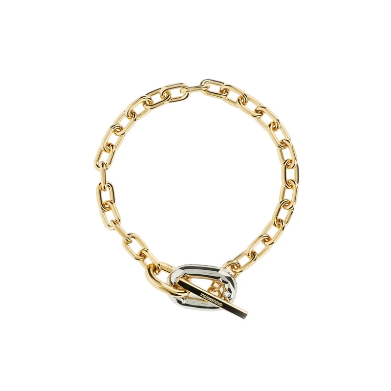 Paco Rabanne Armband Polished Gold-Tone Metal Chain Bracelet Not Applicable