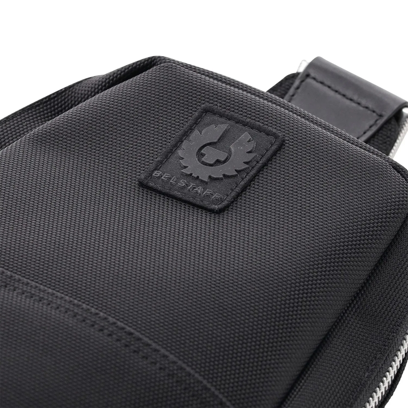 Belstaff Sac à bandoulière Umhängetasche Nicholls mit Rindsleder schwarz(Image 3)