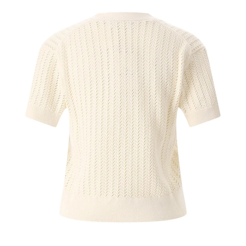 Anine Bing Cardigan Kurzarm Cardigan weiß(Image 2)