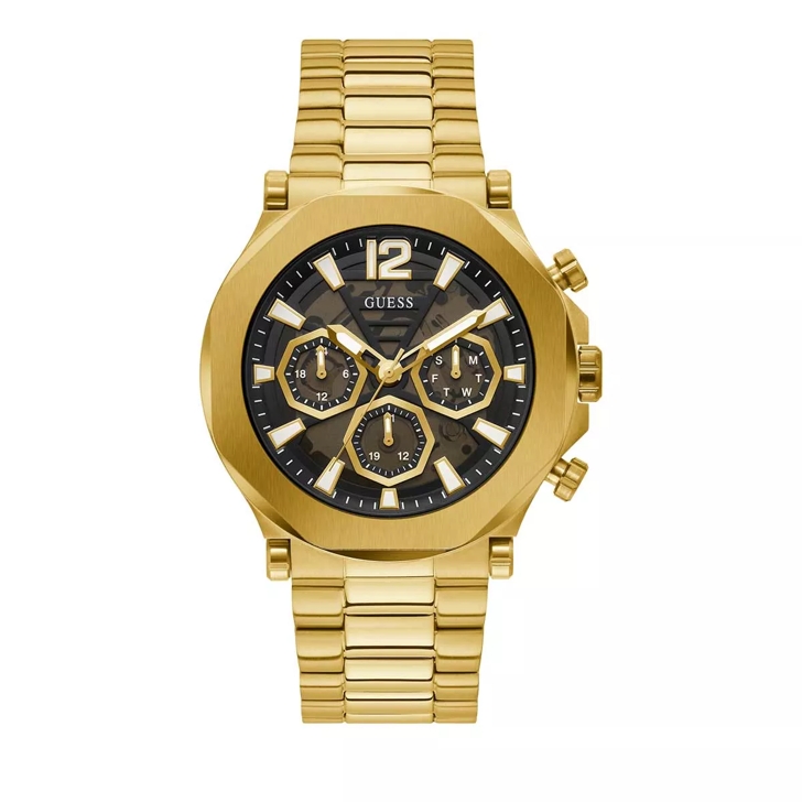 Guess gold tone sale multifunction watch