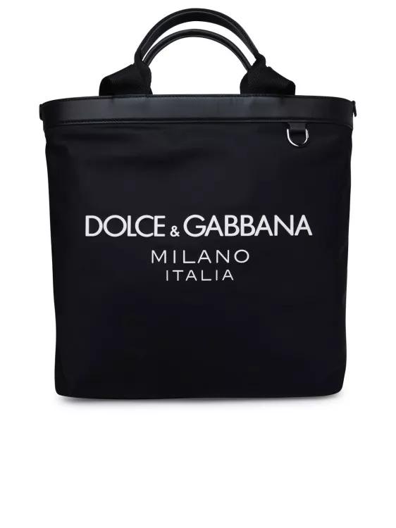 Dolce&Gabbana Shopper - Black Fabric Bag - Gr. unisize - in Schwarz - für Damen