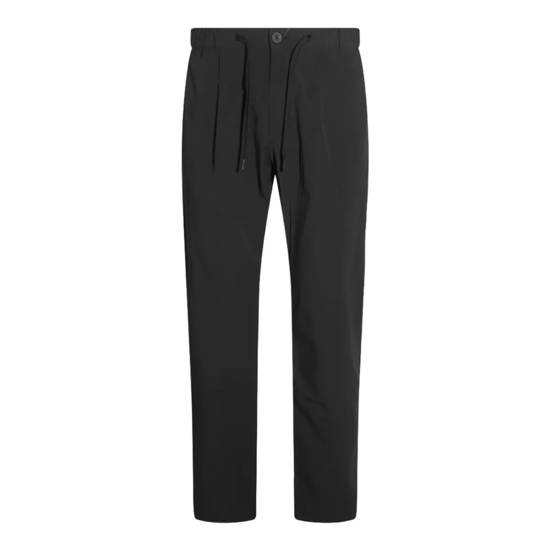 Herno Pantalon Straight-Leg Trousers With Tailored Fit Black