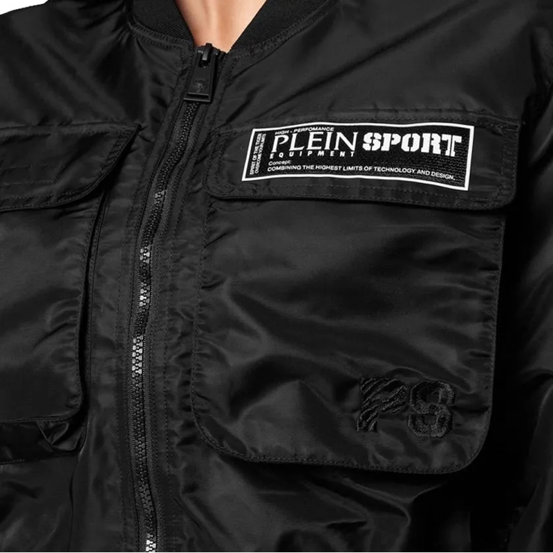 Plein Sport Bomberjacke Bomberjacke schwarz(Image 4)