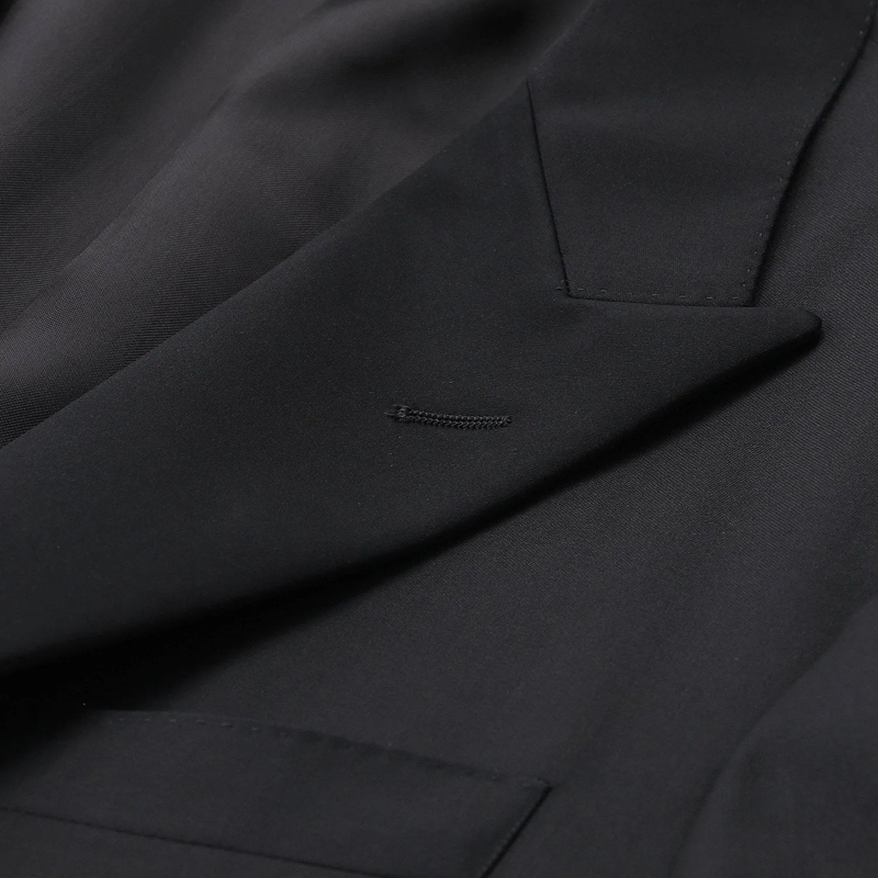 Canali Hosenanzug Smoking aus Wolle schwarz(Image 4)