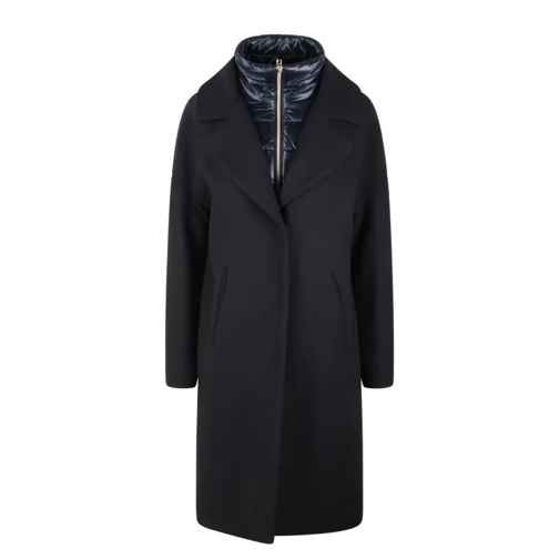 Herno Double-Front Coat Blue 