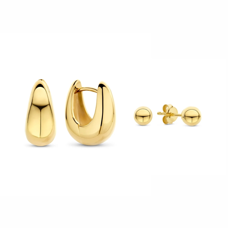 Parte Di Me Créoles Soprendimi Geschenkset Gold
