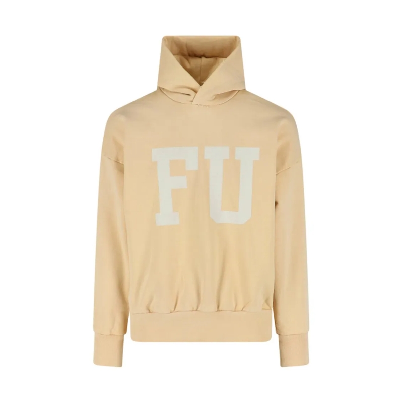FEAR OF GOD  "Educate The Young" Hoodie, Yellow Cotton Yellow