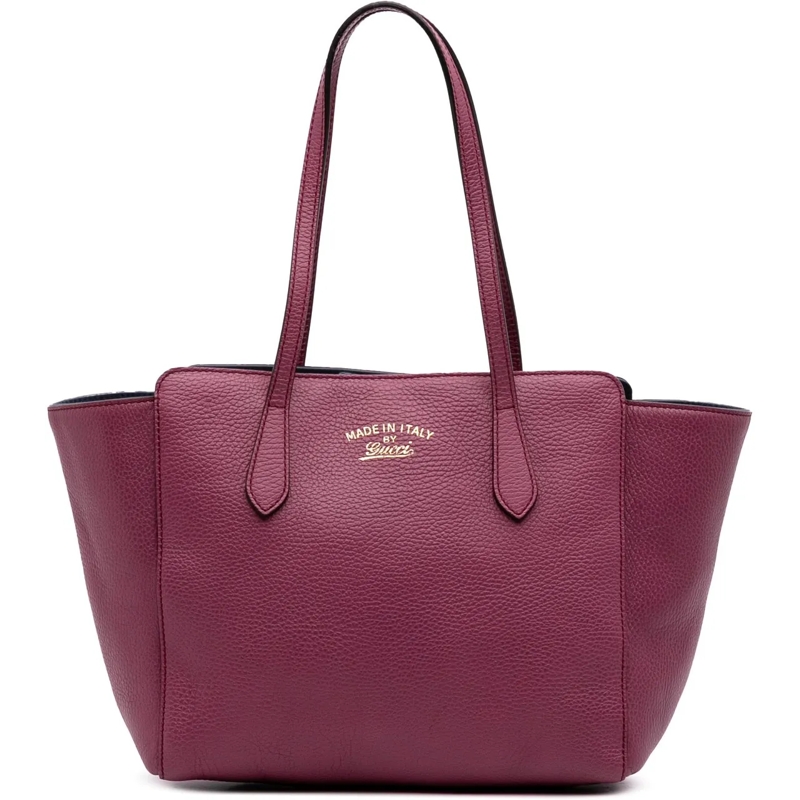 Gucci Shopper Medium Dollar Calfskin Swing Tote lila