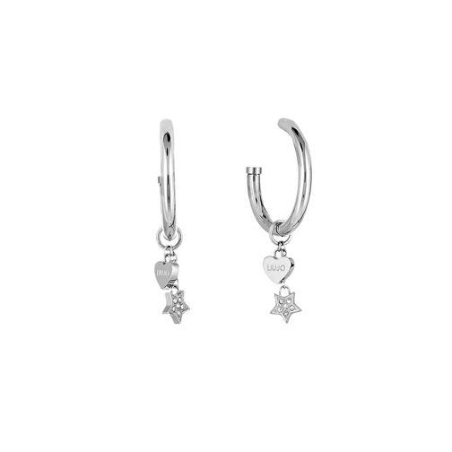 LIU JO LJ1410 Stainless steel Earrings Silver Ring