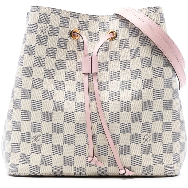 Louis Vuitton Schultertasche Damier Azur Neonoe MM weiß