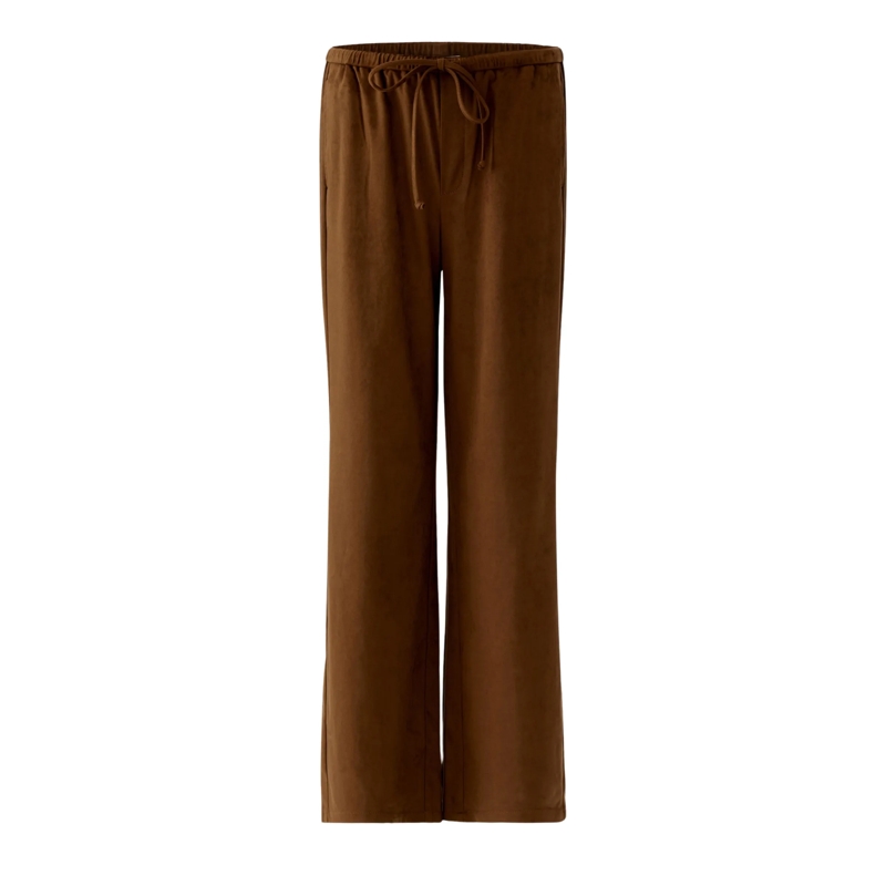 Oui Hose Schlupfhose khaki