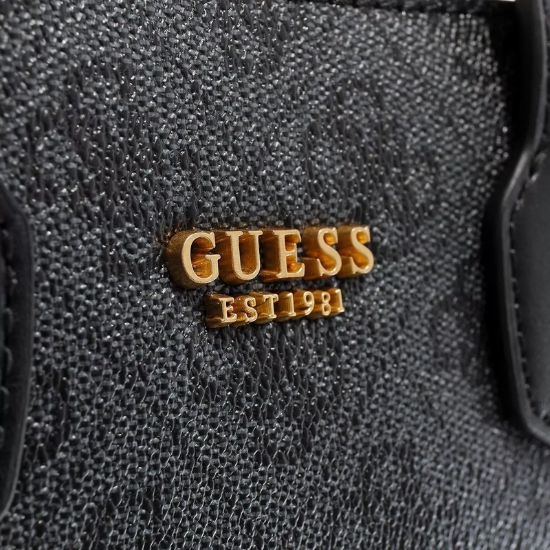 Guess Tote Silvana Mini Tote Coal Logo(Image 5)
