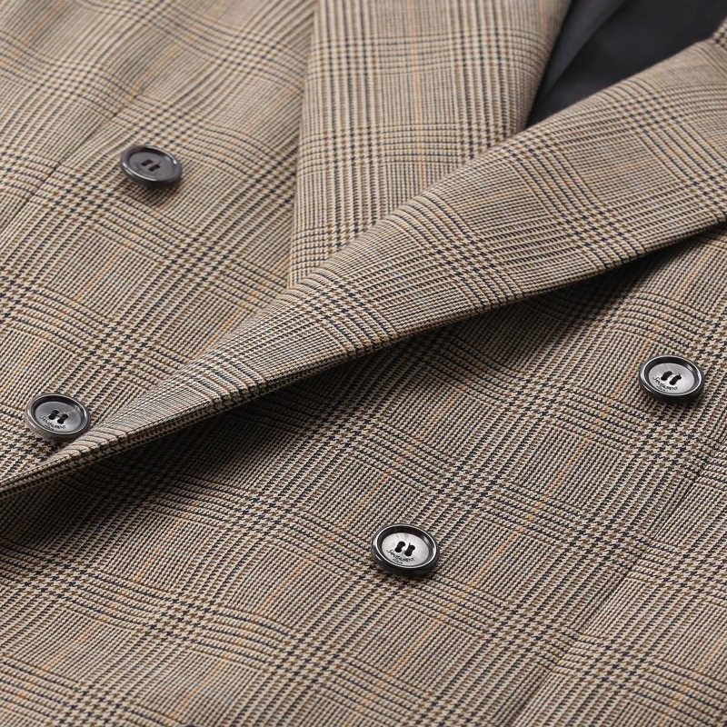 Saint Laurent Blazer Blazer aus Wolle braun(Image 3)