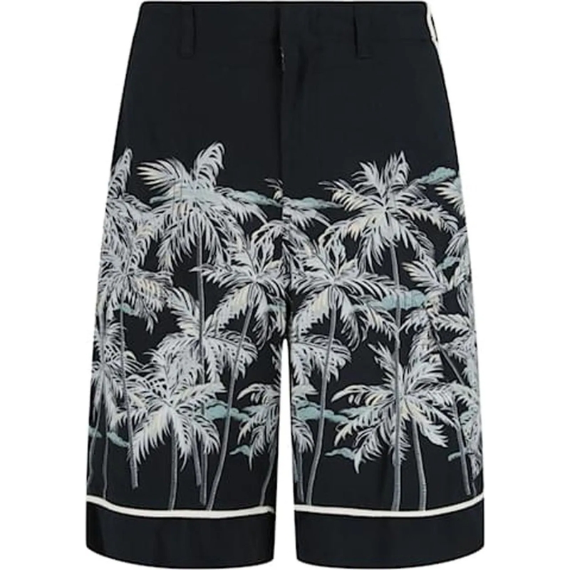 Palm Angels Casual top Palm Angels Palm Print Shirts schwarz