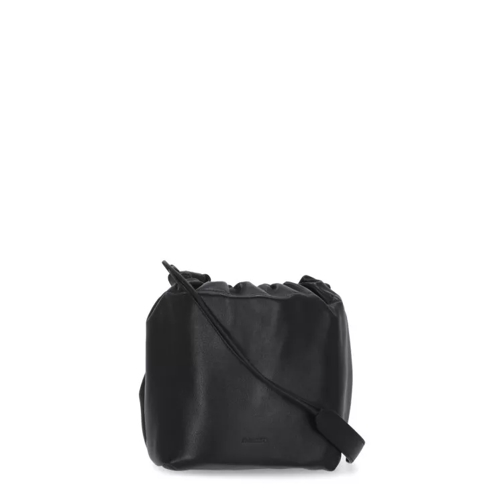 Jil Sander Dumpling Shoulder Bag Black Schoudertas