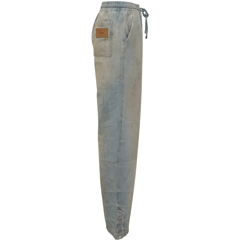 Amiri Jeans Boyfriend Jeans Relaxed Baggy Con Vita Elasticizzata hellblau(Image 3)