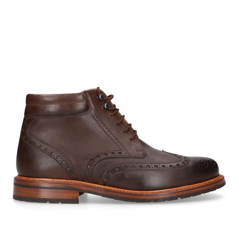 Heinrich Dinkelacker Bottes à lacets Schnürboots Janosh K Full Brogue H dunkel-braun