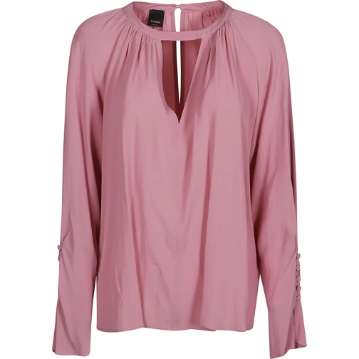 Pinko Blouses Pecan Blouse Pink & Purple rose