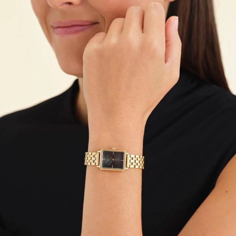 Rosefield Quarzuhr Damenuhr Octagon XS schwarz(Image 2)