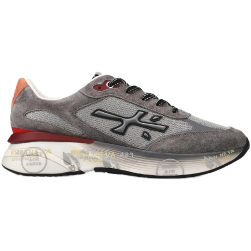 Premiata Low-Top-Sneaker Sneakers Grey grau