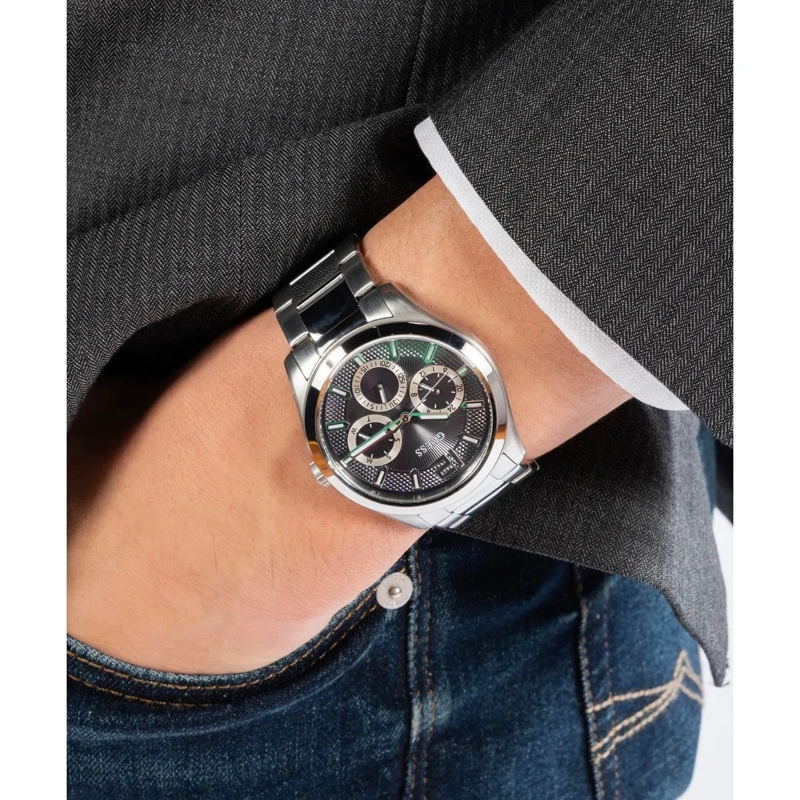 Guess Quarzuhr Quarz-Analoguhr Zen silber(Image 5)