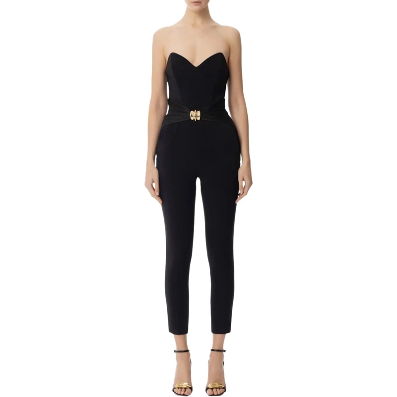 Elisabetta Franchi  Trousers Black schwarz
