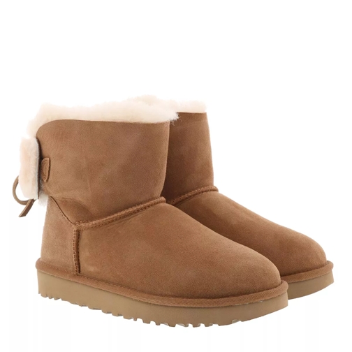 UGG W Classic Double Bow Mini Chestnut Bottes d'hiver