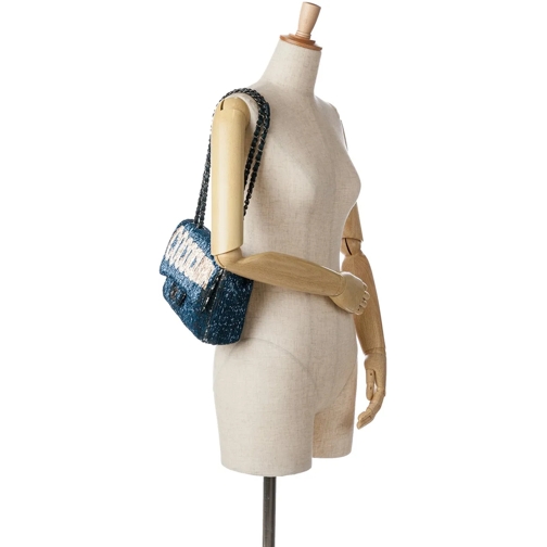 Chanel Schultertasche 2016-2017 Paris Cuba Medium Sequin Coco Cuba Singl blau (Image 15)