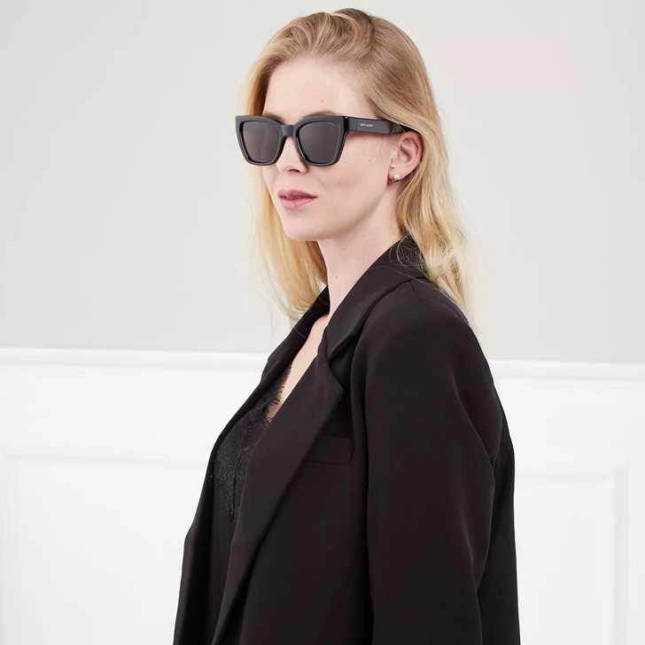 サングラス CHLOE Woman Sunglasses Black CH0190S 001 Chloe CH0190S Rectangle Sunglasses | Fashion Eyewear US