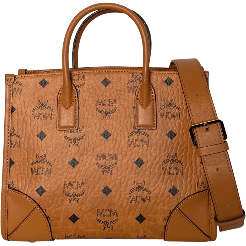 MCM Tote MCM Munchen VI Tote Bag Cognac / neuwertig braun