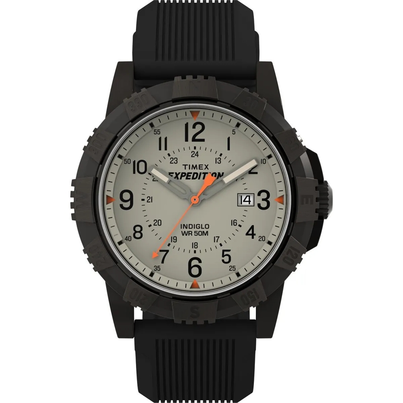 Timex Quarzuhr Quarz-Analoguhr Expedition Ridge schwarz