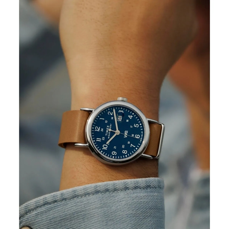 Timex Quarzuhr Quarz Analog Uhr Weekender braun(Image 6)