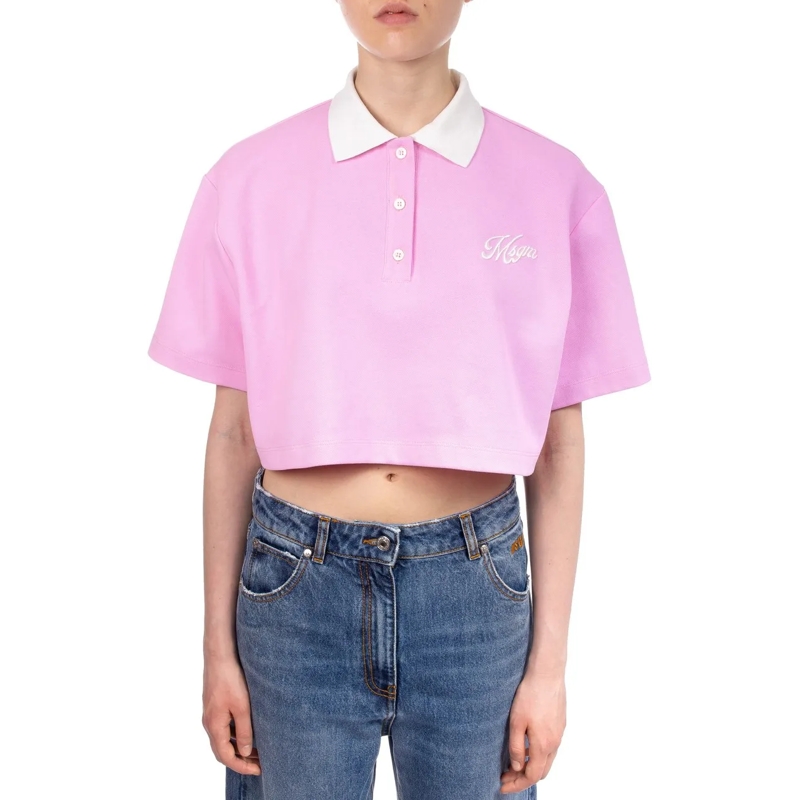 MSGM Poloshirt T-Shirts And Polos Pink rose