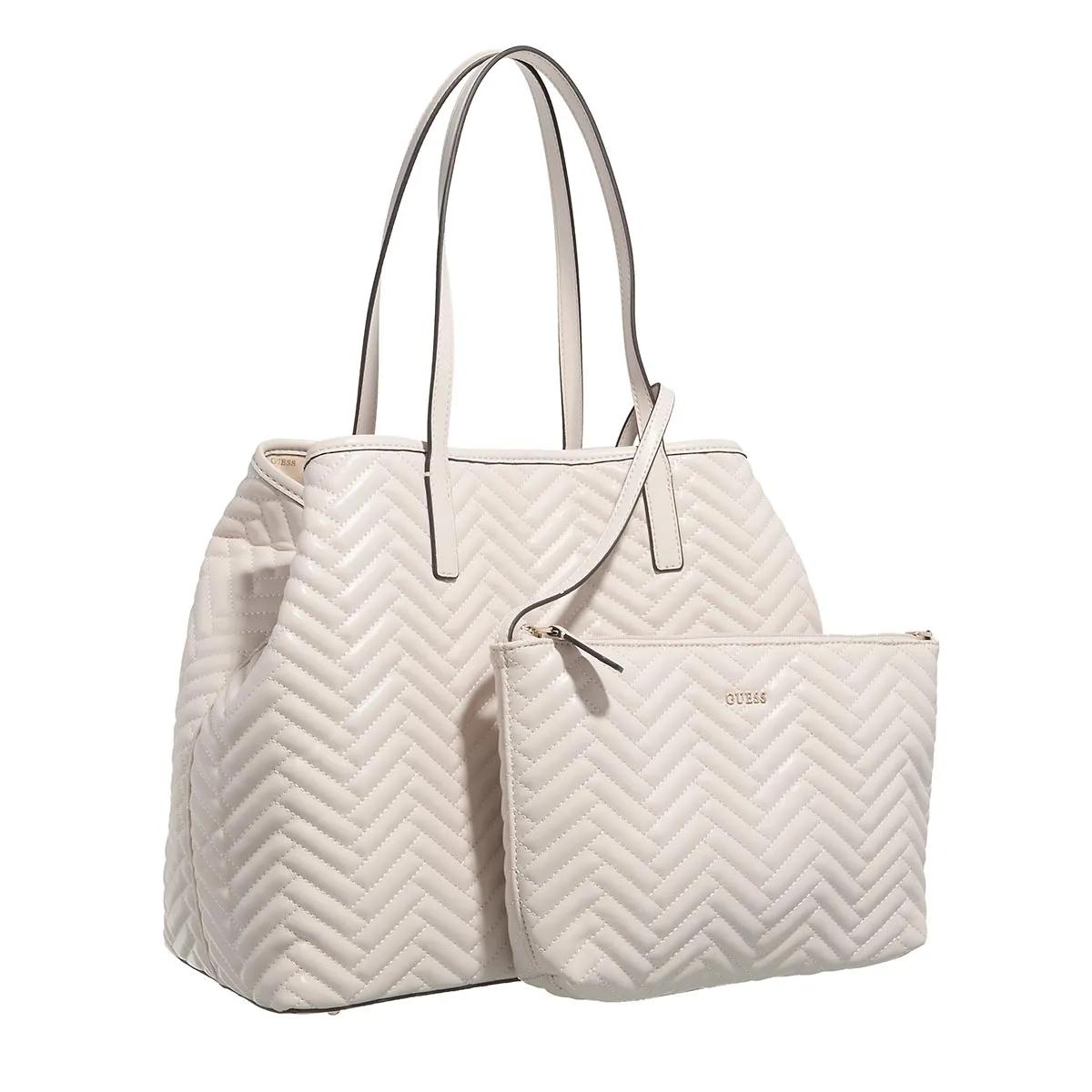 Guess Shoppers Vikky Ii Large 2 In 1 Tote in crème