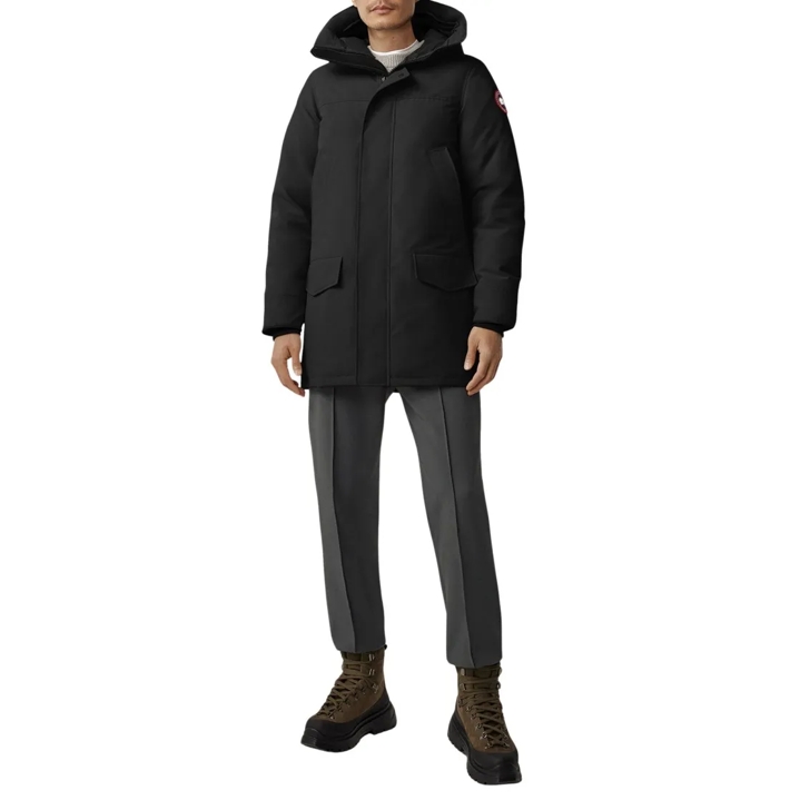 Black canada goose parka on sale